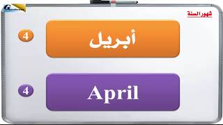 تعليم اللغة الانجليزية | شهور السنة _Learn English | Months of the year