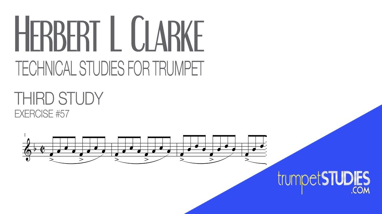 Clarke Technical Studies, Third Study Ex 057 YouTube Clarke Technical Studies, Third Study Ex 057 YouTube