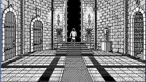 Dark Castle (1986) - Black Knight Rooms | Gameplay Only