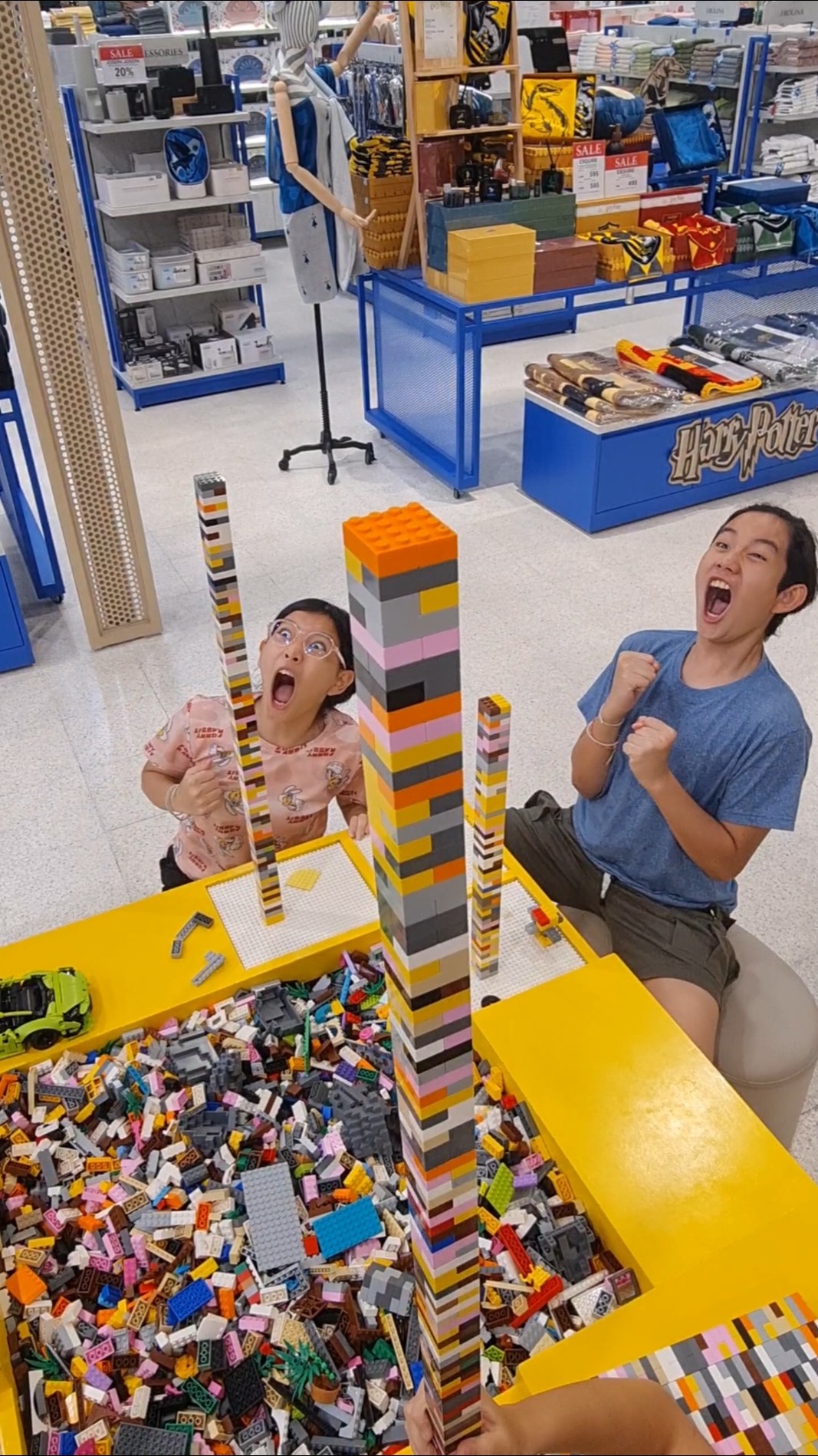 4Funny Kids‼️ and Higher LEGO? Boom Boom Boommm | JJaiPan #Shorts