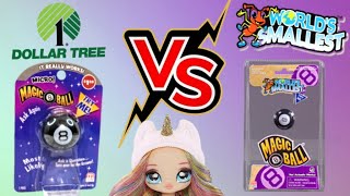 Battle of the Balls | World's Smallest Magic 8 Ball vs Dollar Tree's Micro Magic 8 Ball