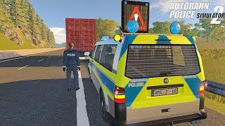 Autobahn Police Simulator 2 - Police Van Responding! Gameplay 4K