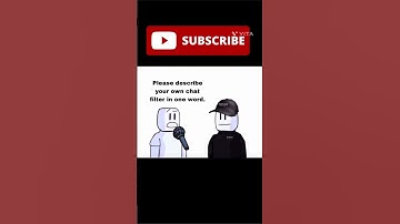 Roblox chat filter described in one word #shorts #robloxshorts #viral