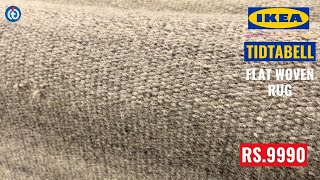IKEA TIDTABELL Rug Flatwoven Grey Review