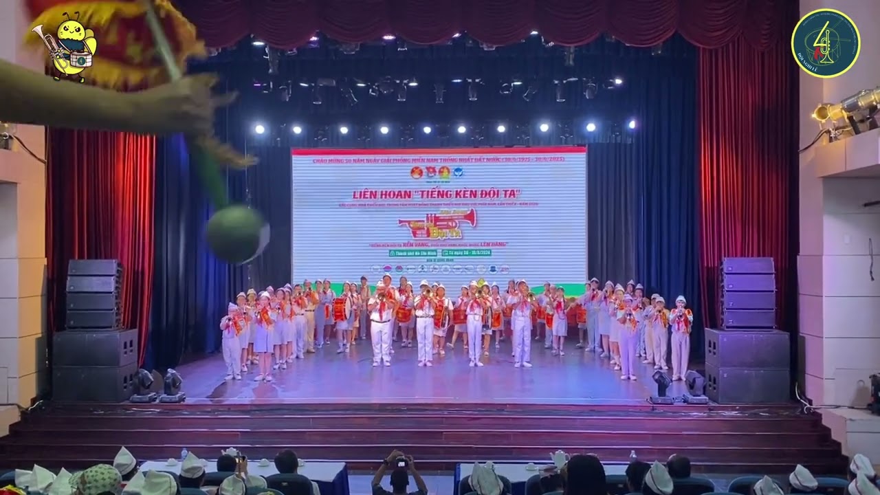 Đội Nghi lễ Nhà Thiếu nhi Quận 4 - Liên hoan Tiếng kèn Đội ta khu vực phía Nam lần X năm 2024