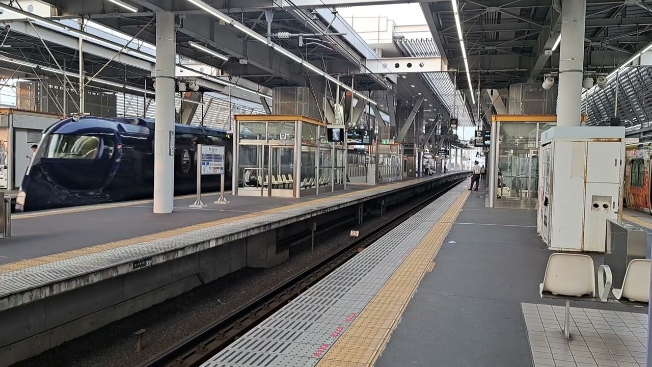 南海1007F（更新車）　試運転　　泉佐野駅通過
