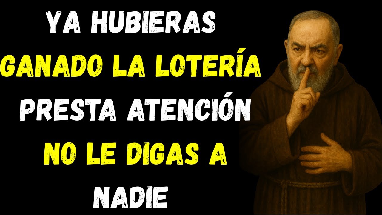 REPITE ESTAS 3 PALABRAS, PERO NO SE LAS DIGAS A NADIE — Revela el Padre Pío