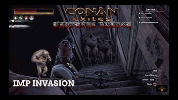 CONAN EXILES PVP Imp invasion! (PS4) Heathens Breach server