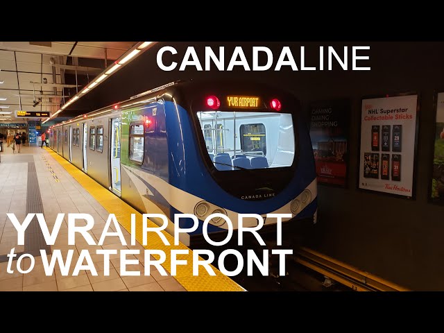 Complete Real Time Canada Line Ride - YVR-Airport to Waterfront