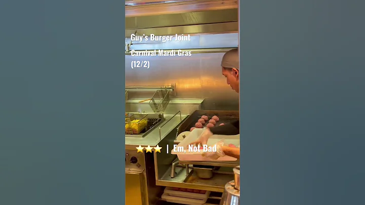 Guy’s Burger Joint #carnival #cruise