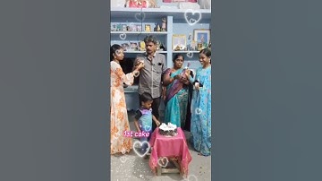 DAD & MOM 22nd wedding anniversary cake cutting celebration🎉#love#trending#keerthukutty😘😘#love#viral