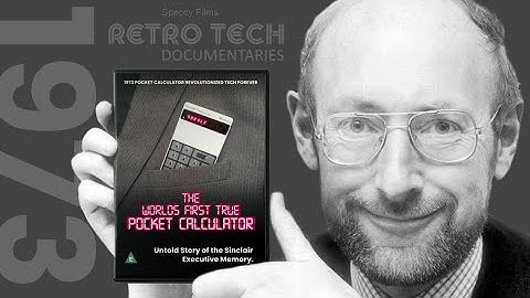 The World’s First True Pocket Calculator | Untold Story of the Sinclair Executive Memory from 1973