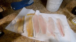 Rainbow Trout vs. Walleye taste test and comparison. First time eating walleye