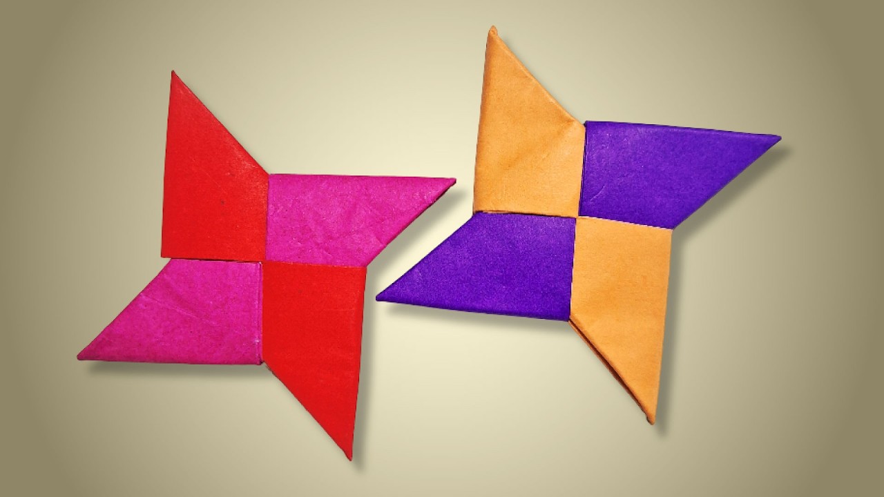 Origami Ninja Star  |  How to make paper Ninja Star   |   Ninja Star
