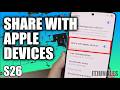 How to Turn On Share With Apple Devices on Galaxy S26/S26+/Ultra