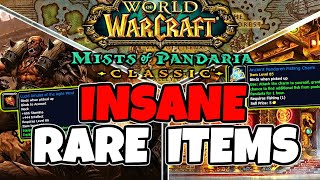The BEST RARE ITEMS in Mists of Pandaria Classic!