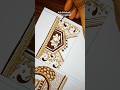 how to draw designer belt in mehndi ....... mehandi design.