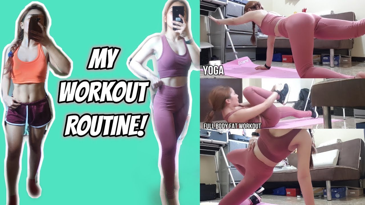 MY WORKOUT ROUTINE! Channeling my inner chloe ting! YouTube
