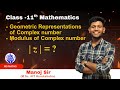 Geometric Representation and Mod of Complex Numbers | Class 11th Mathematics #msmaths #11th #maths