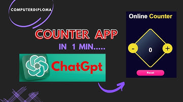 Create a Counter App in 1 Minute with ChatGPT | Easy Step-by-Step Tutorial #ai #chatgpt #chatgpt4