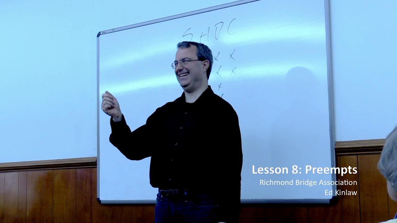 How to preempt: Standard American Lesson 8 of 24 - YouTube