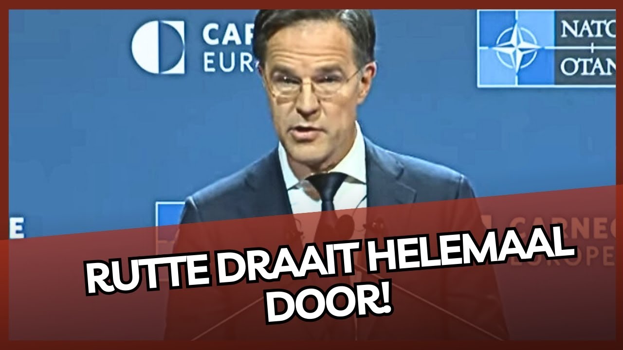 Mark Rutte is volledig aan het DOORDRAAIEN! Dit is waarom.... - YouTube