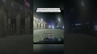 Arrested cop tries every excuse in the back of patrol car