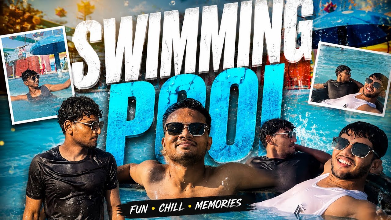 Swimming pool vlog 🏊🏻| with friends 🤩 Fun. Chill.Memories - YouTube