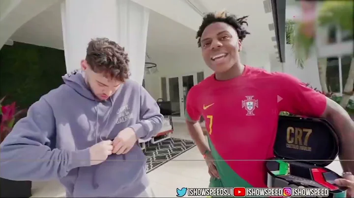 Adin Ross Gifts Speed 150k CR7 Watch On His Birthday #ishowspeed #adinross