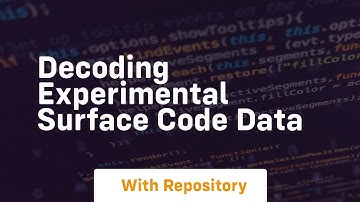Decoding experimental surface code data