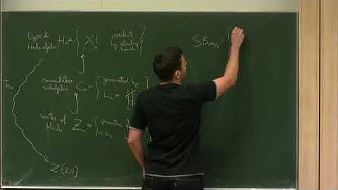 Prof. Andrei Negut | Categorified knot invariants and algebraic geometry
