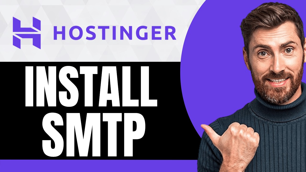 How to Install & Enable SMTP in Hostinger [NEW 2026 Guide] - YouTube