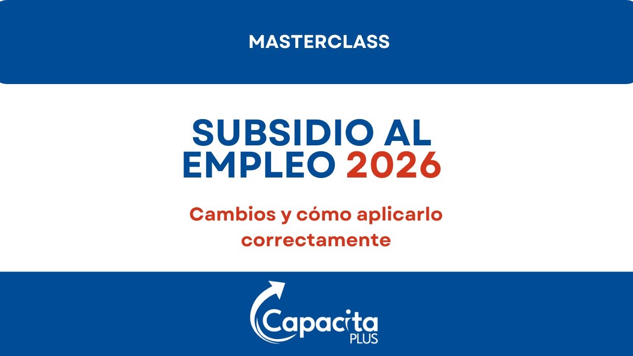Aplicación correcta del Subsidio al empleo 2026 - YouTube