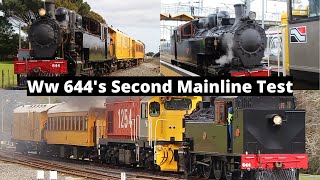Ww 644's Second Mainline Test (HD) (Drone Footage)