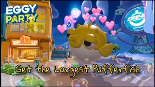 Eggy Party - Get the Largest Pufferfish {Gameplay} (iOS) screenshot 3