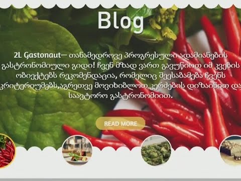 თანამედროვე პროგრესული ადამიანების გასტრონომიული გიდი