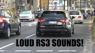 The LOUDEST Audi RS3 Sportback SOUNDS!