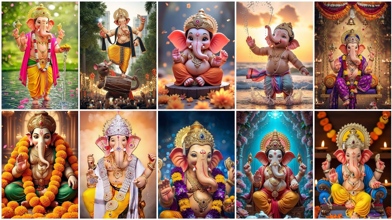 Lord Ganesh HD Wallpaper | Ganpati Bappa HD Images | 4K Ganesh Ji Wallpaper | Lord Ganesh DP Photo