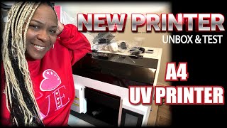 NEW PRINTER, WHO 'DIS?! | UNBOX PROCOLORED A4 UV PRINTER | TEST & REVIEW | ACRYLIC & WOOD