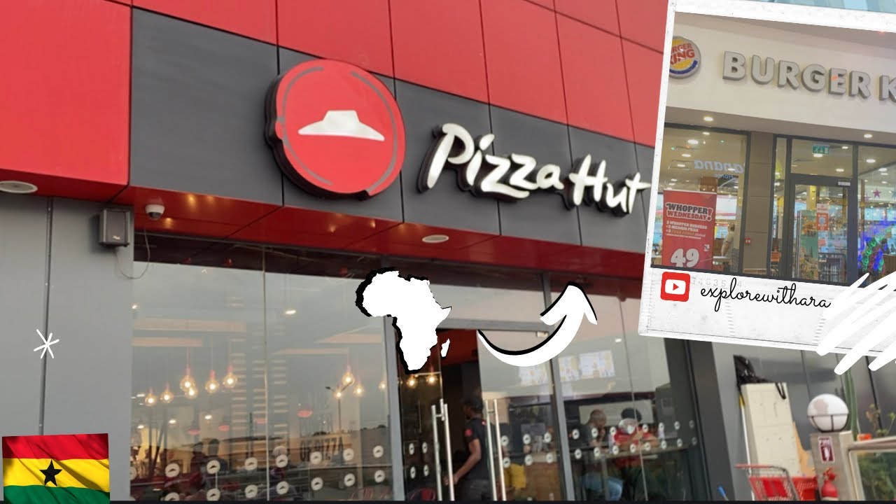 Pizza Hut in Ghana? Christmas In Ghana Vlog mall YouTube