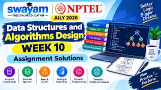 Data Structures and Algorithms Design Week 10 Assignment Answers 2026 | NPTEL July 2026 | NPTEL