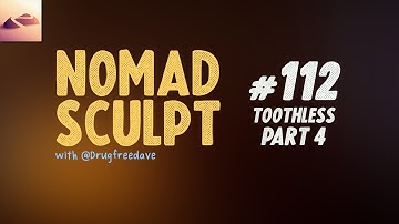 #112 - Toothless Part 4  | Step by Step 3D Modeling in Nomad Sculpt