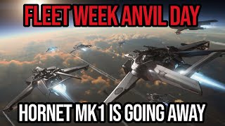 Star Citizen Fleet Week ANVIL Day - Last Chance Hornet MK1 - Carrack Corvette Explorer