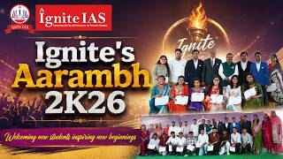 Welcoming New Students, Inspiring New Beginnings! 🎓✨ #IgnitesAarambh2K26 #Aarambh2K26 #IgniteIAS