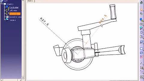 Catia V5 Tutorial 130   Radial Dimensions