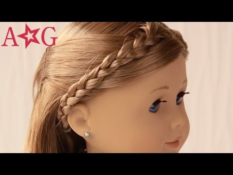Braided Headband Doll Hair How Tos Tutorial American Girl
