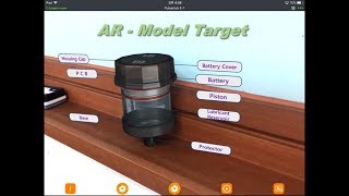 PTC Vuforia Studio - Model Target  AR Demo (증강현실)