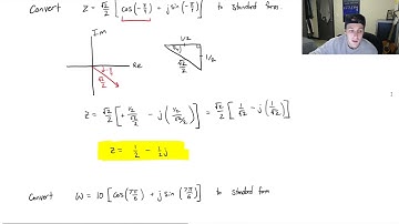 How to Convert a Complex Number from Polar Form to Standard Form - Linear Algebra