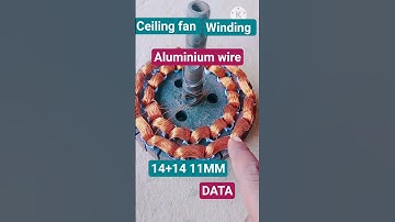 ceiling fan aluminium winding data short