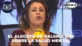 El alegato de Valeria Ros sobre la salud mental